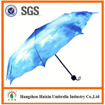 OEM/ODM fábrica suministro personalizado de impresión promocional paraguas poliester